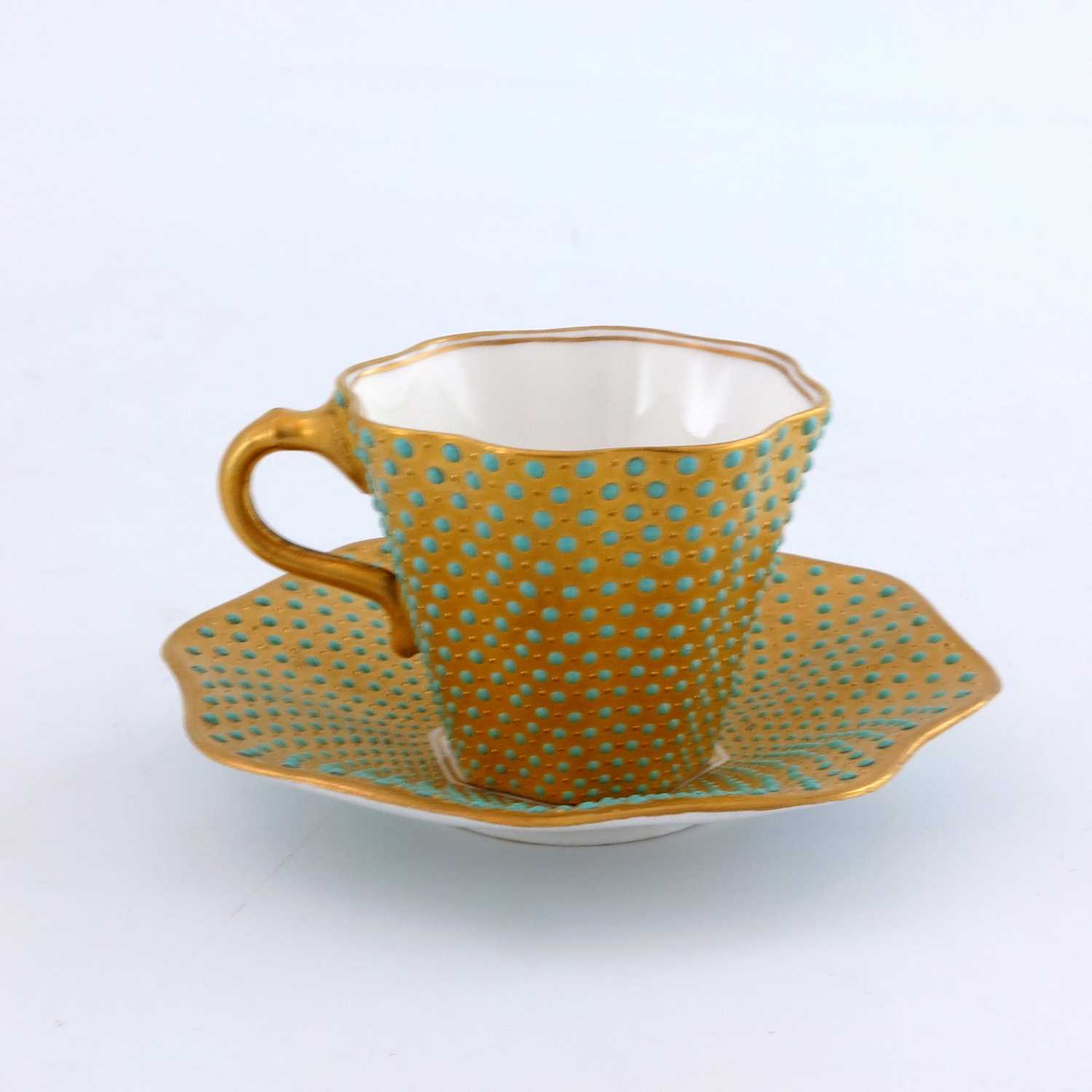 Lot 685 - Coalport, a Chicago Exhibition jewelled...