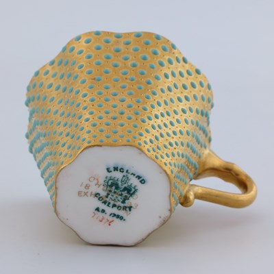 Lot 685 - Coalport, a Chicago Exhibition jewelled...