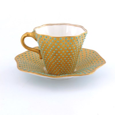Lot 685 - Coalport, a Chicago Exhibition jewelled...