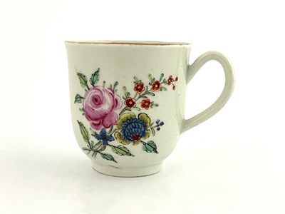 Lot 1012 - A Worcester polychrome coffee cup