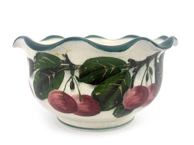 Lot 801 - Wemyss for Thomas Goode, a cherry painted bowl