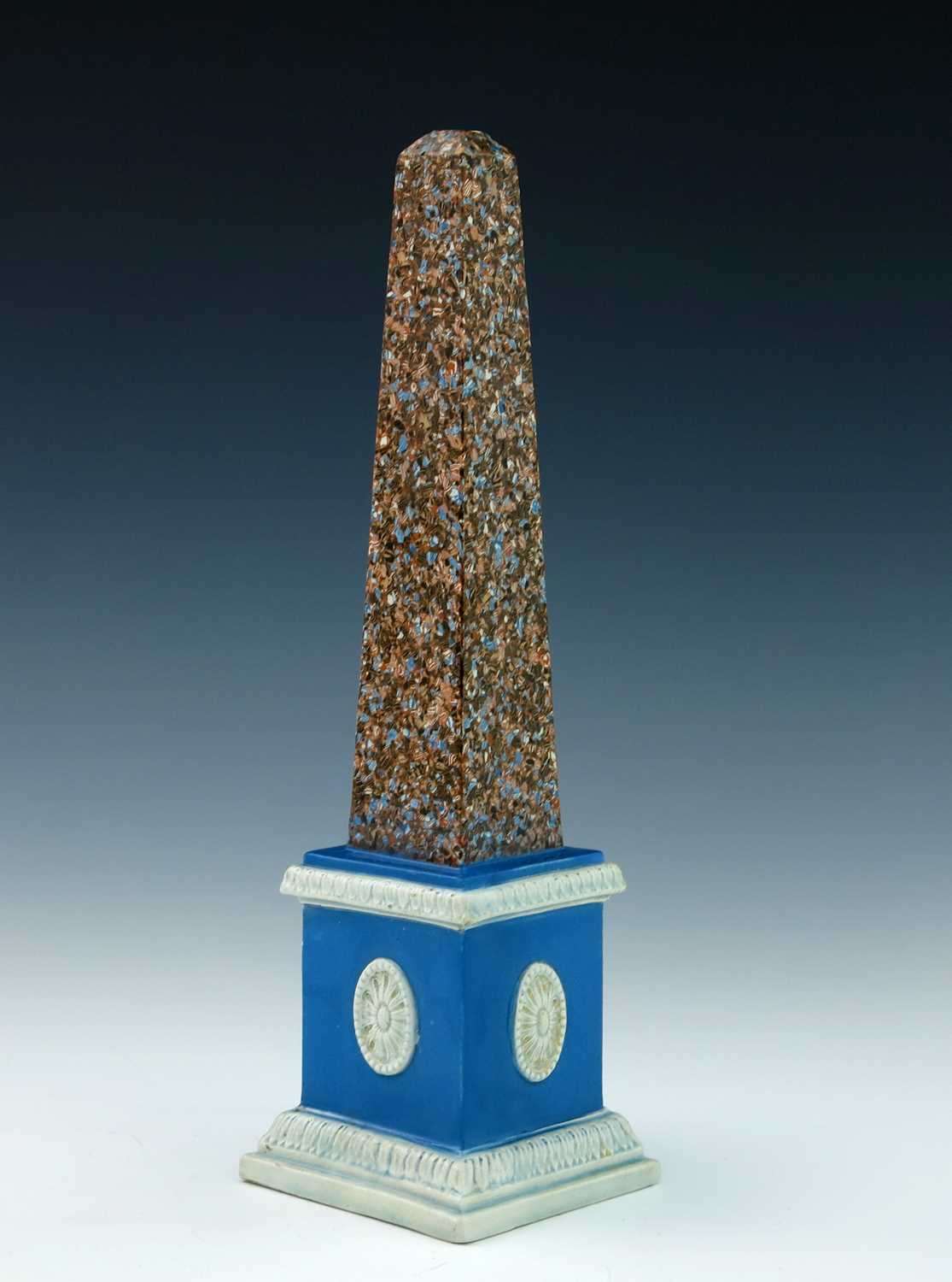 Lot 762 - A Staffordshire pearlware obelisk, probably...