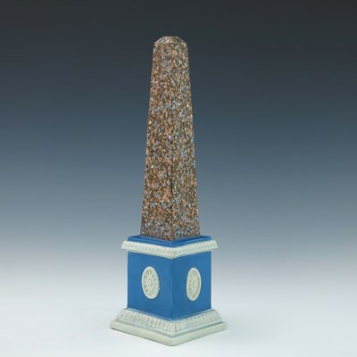 Lot 762 - A Staffordshire pearlware obelisk, probably...
