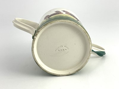 Lot 803 - Wemyss, a twin handled cockerel mug