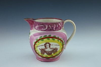 Lot 787 - A Sunderland Lustre jug, Robert Maling,...