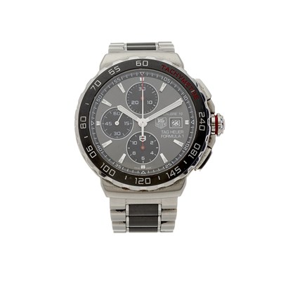 Lot 249 - Tag Heuer, a Formula 1 automatic chronograph bracelet watch