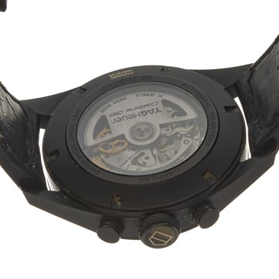 Lot 260 - Tag Heuer, a Carrera Calibre 36 Flyback chronograph wrist watch