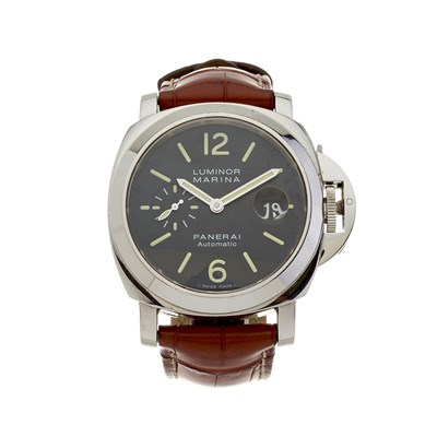 Lot 235 - Panerai, a Luminor Marina automatic wrist watch