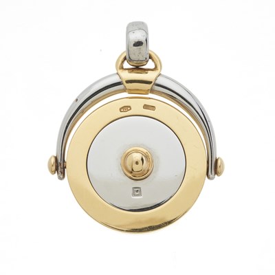 Lot 93 - Bulgari, a Sagittarius zodiac swivel fob pendant