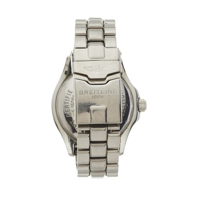 Lot 246 - Breitling, an Aeromarine SuperOcean bracelet watch