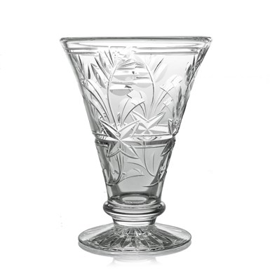 Lot 619 - Ludwig Kny for Stuart, an Art Deco glass vase,...