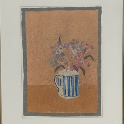 Lot 354 - Bernard Myers (British, 1925-2007), still life...