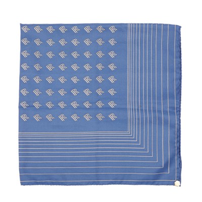 Lot 454 - Rolls Royce, a limited edition blue silk scarf,...