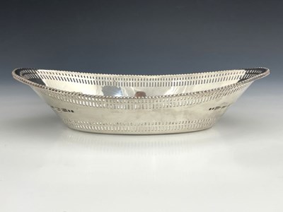 Lot 30A - A Victorian silver basket, James Dixon & Sons,...