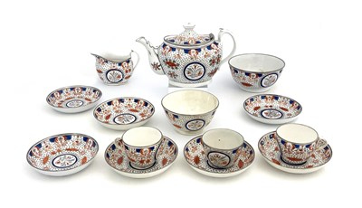 Lot 977 - Thomas Wolfe, a Staffordshire part tea set,...