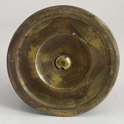 Lot 188 - A novelty brass inkwell, circa 1880,...