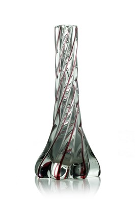 Lot 715 - A Secessionist trailed glass vase, Haida circa...