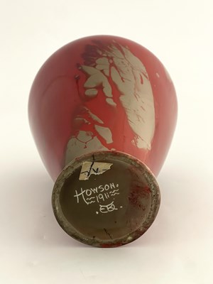 Lot 807 - E R Wilkes for Howson, a Flambe vase