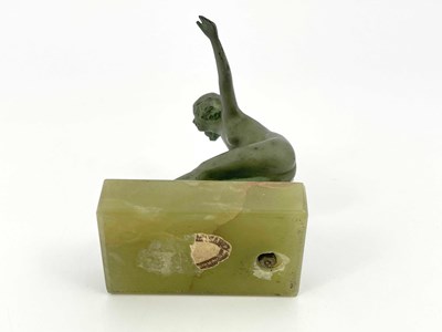 Lot 180 - An Art Deco bronze figure, circa 1925,...