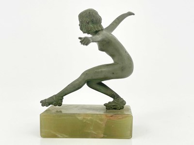 Lot 180 - An Art Deco bronze figure, circa 1925,...