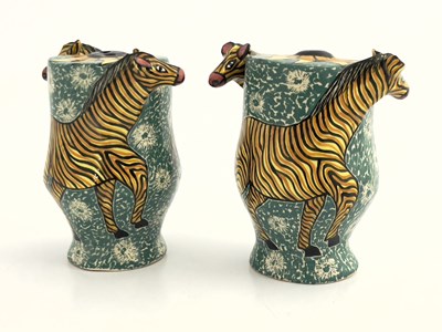 Lot 861 - Ojavia and Sindy for Ardmore Pottery, a pair of studio pottery salt and pepper pots