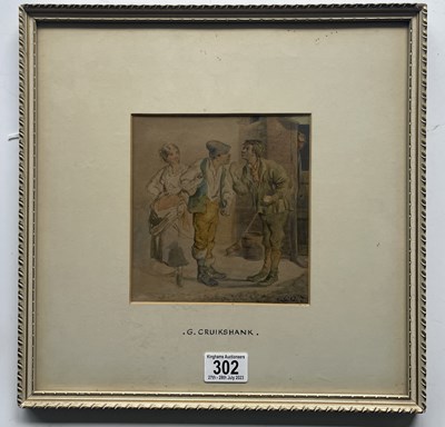 Lot 302 - George I Cruickshank (British, 1792-1878), The...