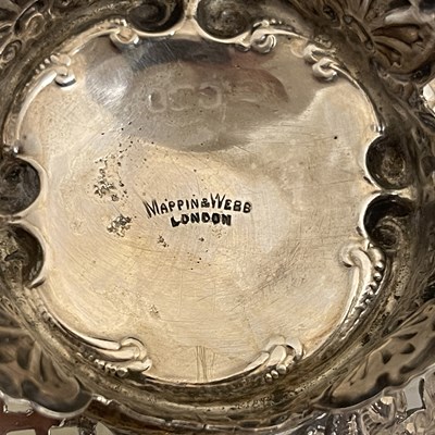 Lot 245 - A pair of Victorian silver bon bon dishes,...