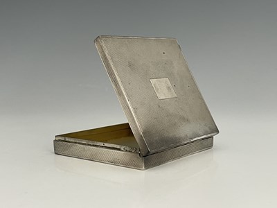 Lot 246 - A George VI silver cigarette case, of...