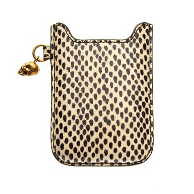 Lot 2 - Alexander McQueen, a snakeskin phone case,...