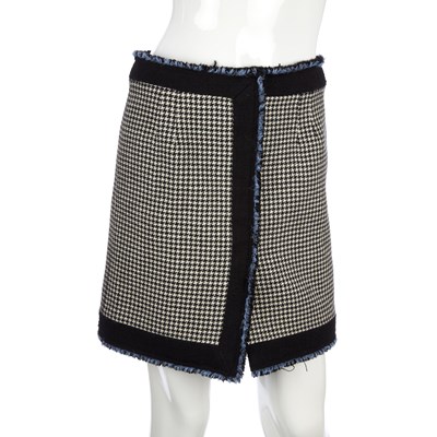 Lot 13 - Balenciaga, a wool skirt, featuring a black...