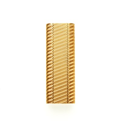 Lot 29 - Cartier, a gold plated lighter, featuring a...
