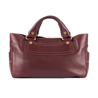 Lot 31 - Celine, a Boogie bag, crafted from burgundy...