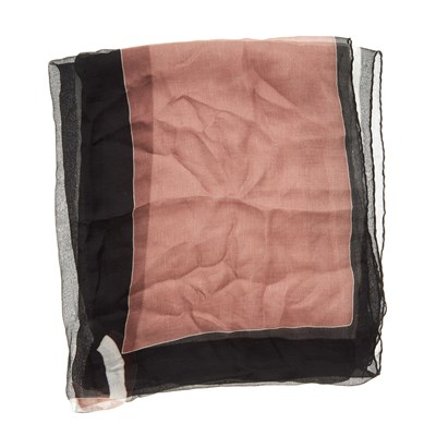 Lot 64 - Chanel, a long silk chiffon scarf, the pink,...
