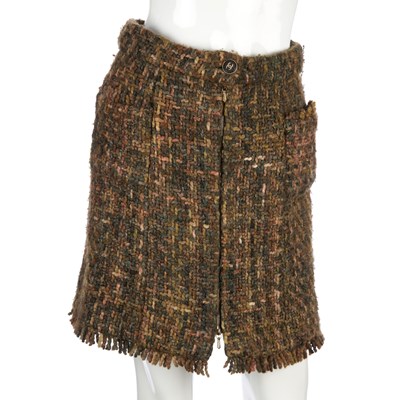 Lot 65 - Chanel, a wool skirt, featuring a full-length...