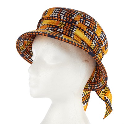 Lot 76 - Christian Dior, a 1960's silk hat, featuring a...