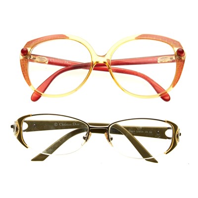 Lot 81 - Christian Dior, two pairs of glasses, to...
