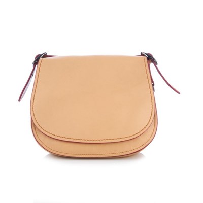 Lot 84 - Coach, a Saddle handbag, crafted from nude...