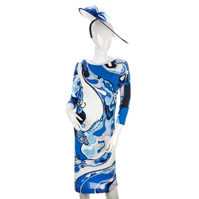 Lot 104 - Emilio Pucci, a dress and a fascinator hat,...