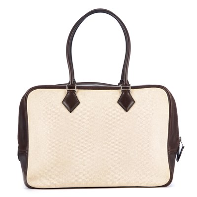 Lot 164 - Hermes, a 2002 Plume Boston handbag, crafted...