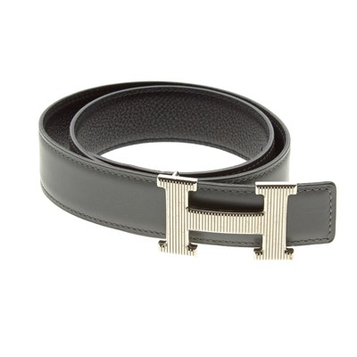 Lot 167 - Hermes, a reversible Constance 32mm belt,...