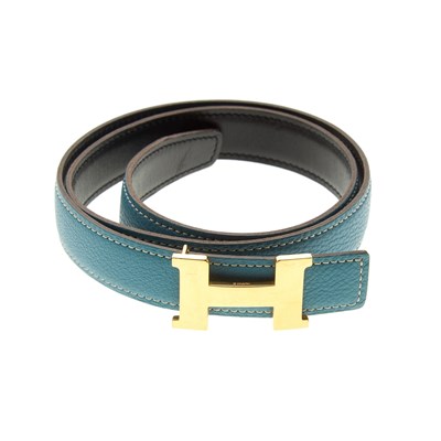 Lot 168 - Hermes, a reversible Constance 25mm belt,...