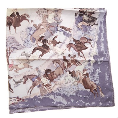 Lot 175 - Hermes, an Amazones silk scarf, designed by...