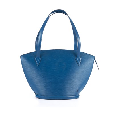 Lot 234 - Louis Vuitton, a blue epi St Jacques GM...