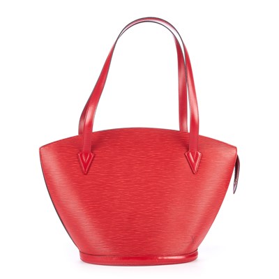 Lot 245 - Louis Vuitton, a red epi St Jacques GM handbag,...