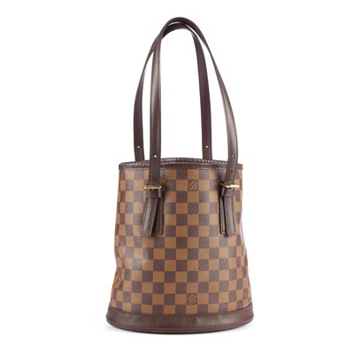 Lot 252 - Louis Vuitton, a damier Maris bucket handbag,...