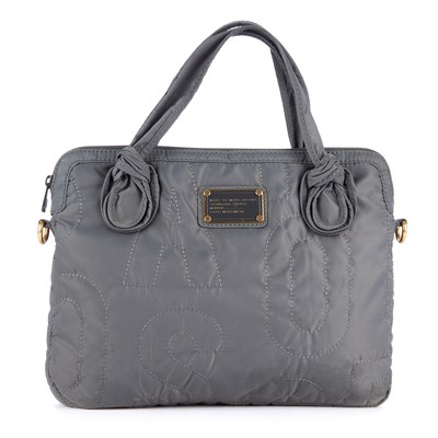 Lot 261 - Marc by Marc Jacobs, a grey nylon laptop bag,...