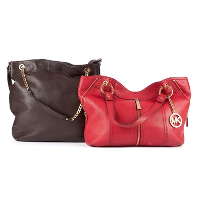 Lot 268 - Michael Kors, two leather handbags, to include...