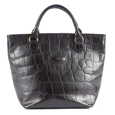 Lot 287 - Mulberry, a small black Congo leather tote,...