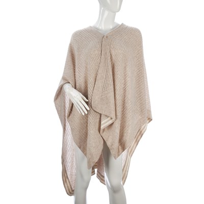 Lot 294 - N.Peal, a beige cashmere shawl, with white...