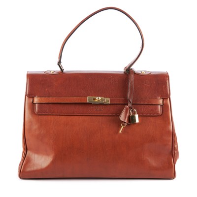 Lot 297 - Osprey, a tan leather handbag, featuring...